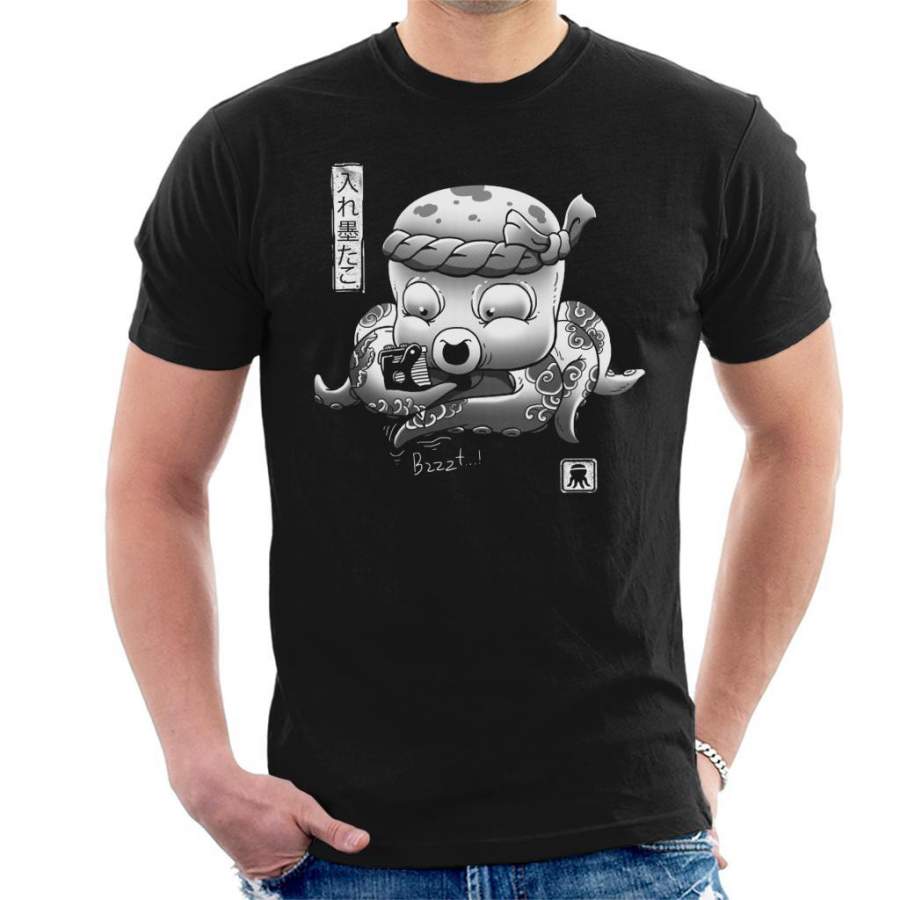 Inkedtopus Octopus Sea Creature Japan Men’s T-Shirt