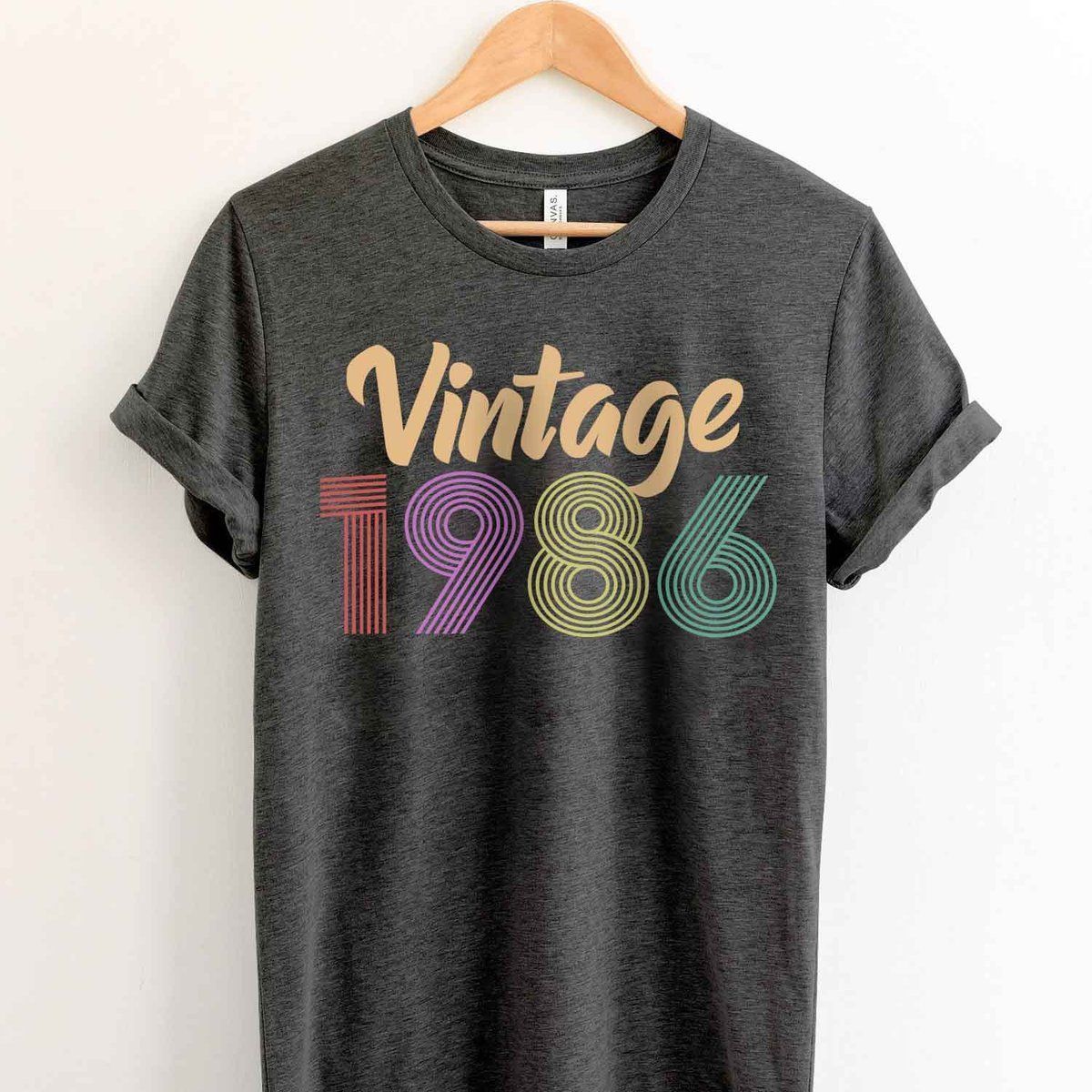 Vintage 1986 33Rd Birthday Anniversary Shirt Gift For Family And Friend Shirt