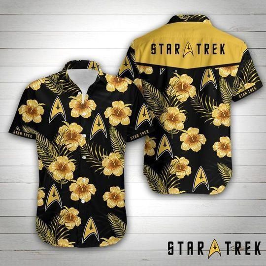 Star Trek Hawaii Shirt Summer Button Up For Men Beach Wear Short Sleeve Ha10214