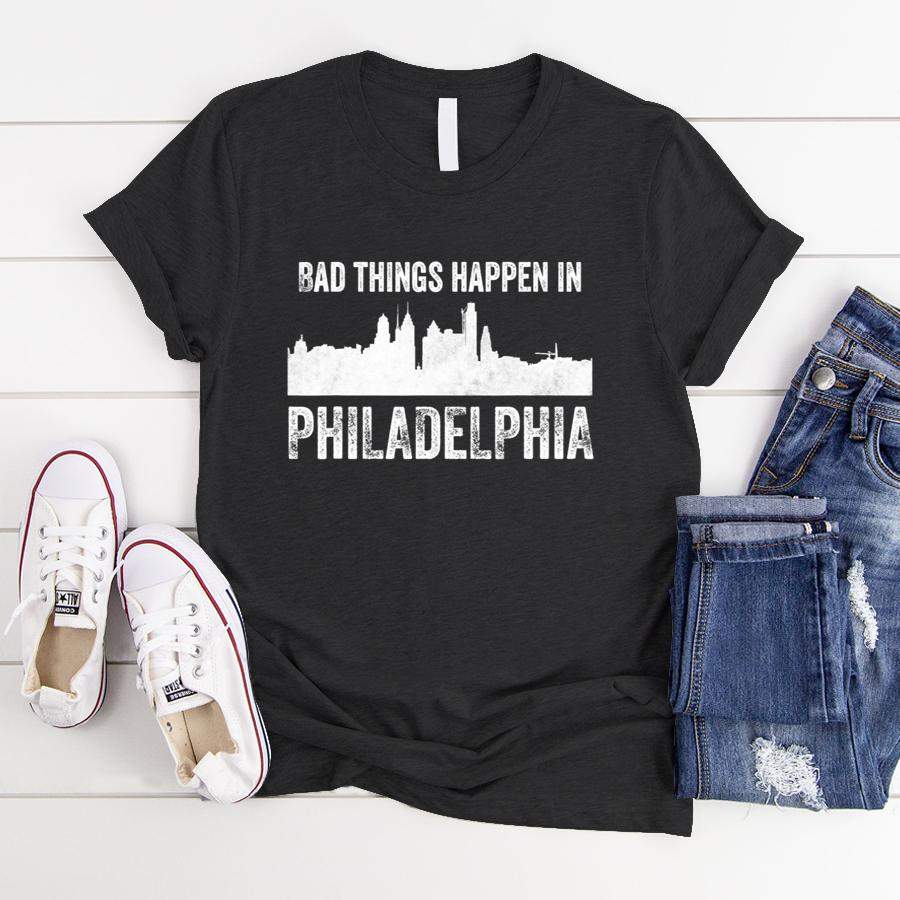 Retro Vintage Bad Things Happen in Philadelphia  T-Shirt