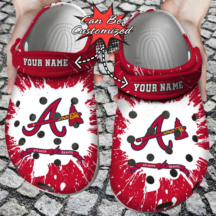 Baseball Crocss – Personalized A.Braves Team Clog Shoes