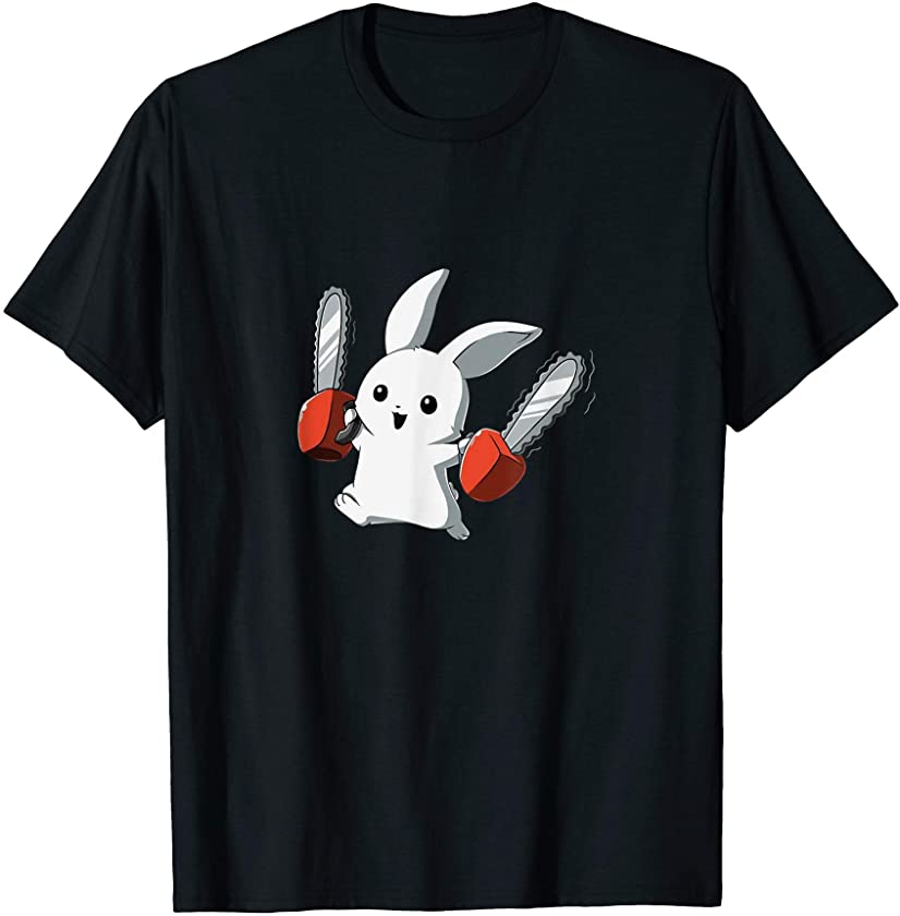 Cute Bunny Rabbit Hold Ears T-Shirt