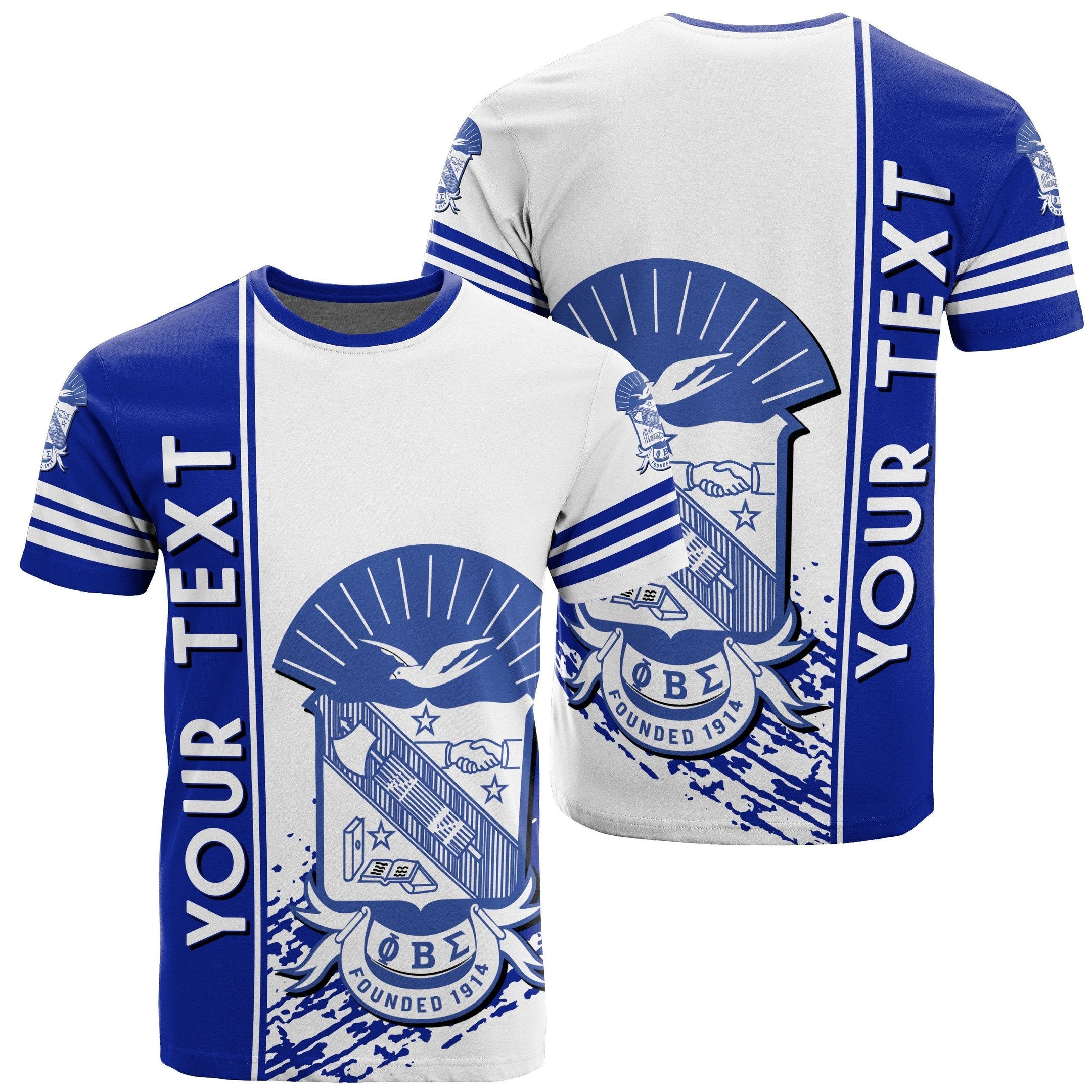 Fraternity Tshirt – Personalized Phi Beta Sigma Tshirt Quarter Style