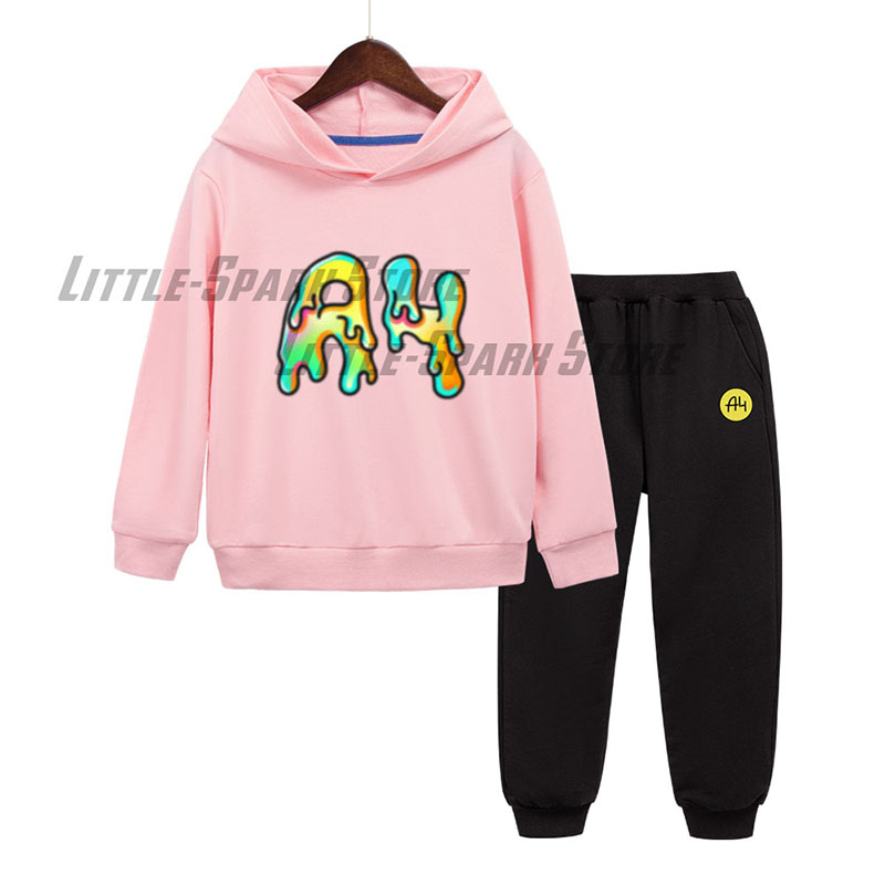 А4 Donuts Children Hoodies Suit Boy Autumn Влад a4 Бумага Kids Sweatshirt Casual Long Sleeve Caotton Pullover Hooded sweatshirts alx