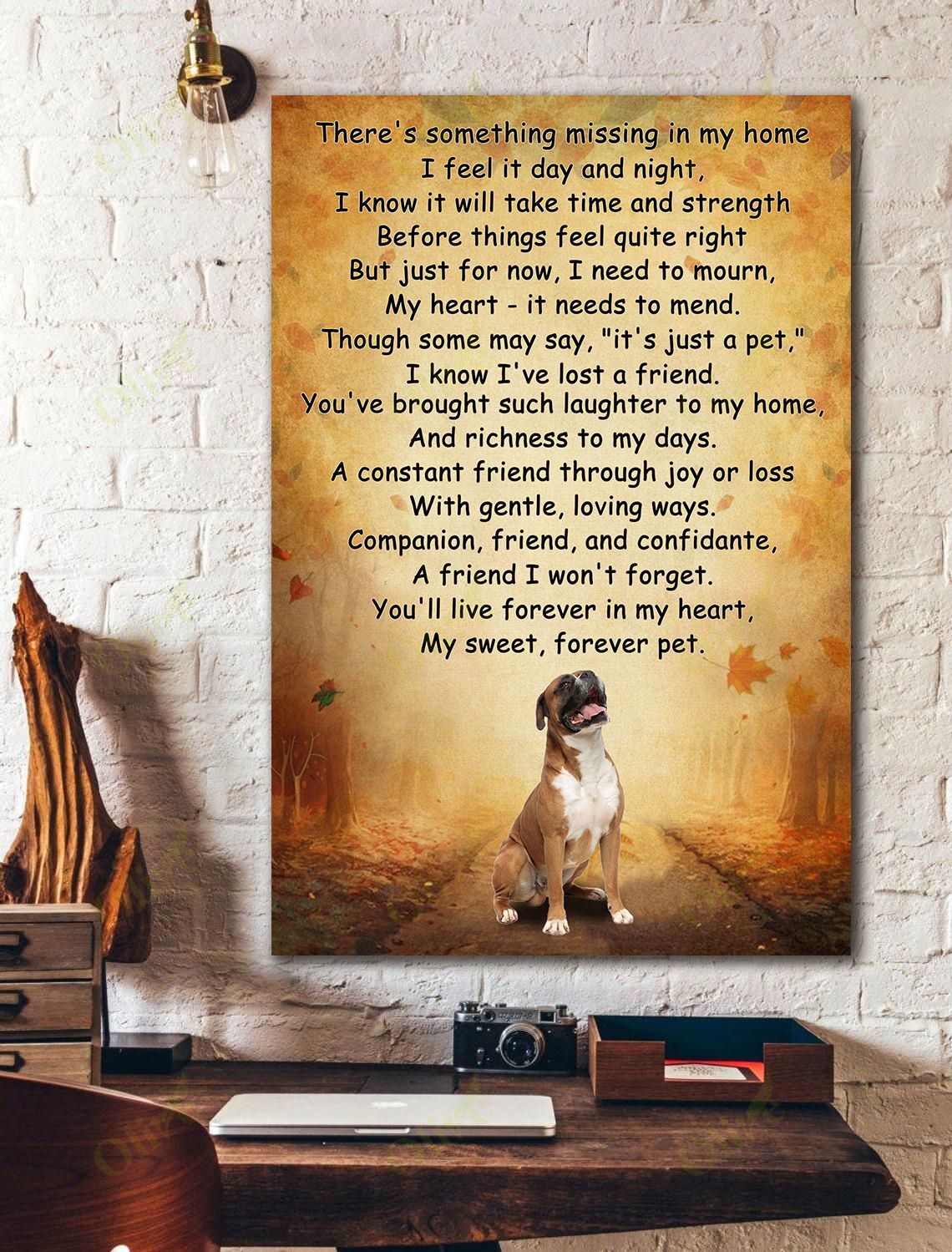 Boxer – My Sweet Forever Pet Canvas Wall Art Home Decor