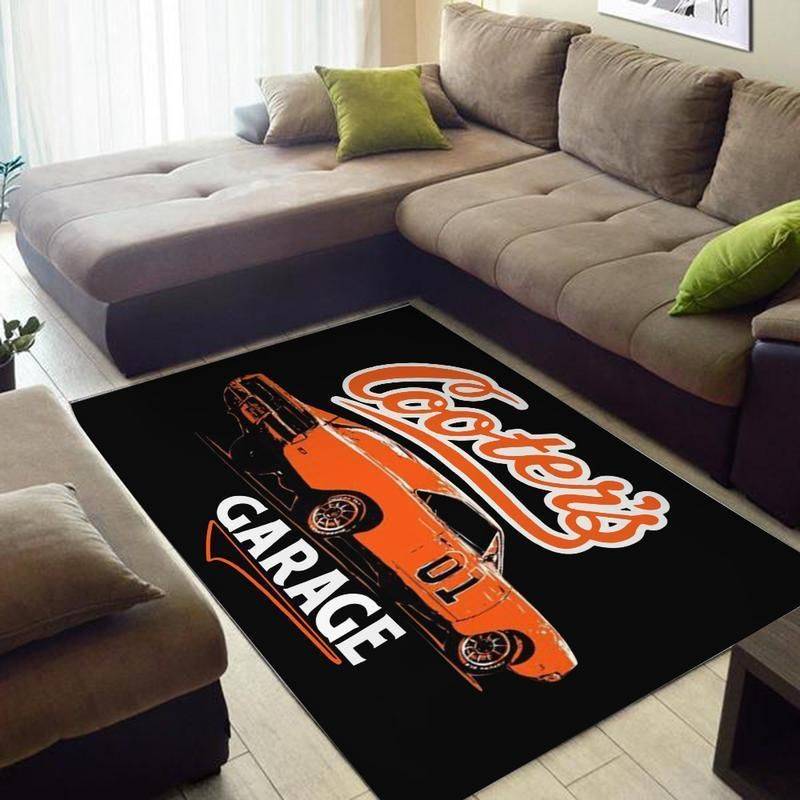 GENERAL LEE THE DUKES OF HAZZARD GOOD OLE BOY DODGE CHARGER RUG 5