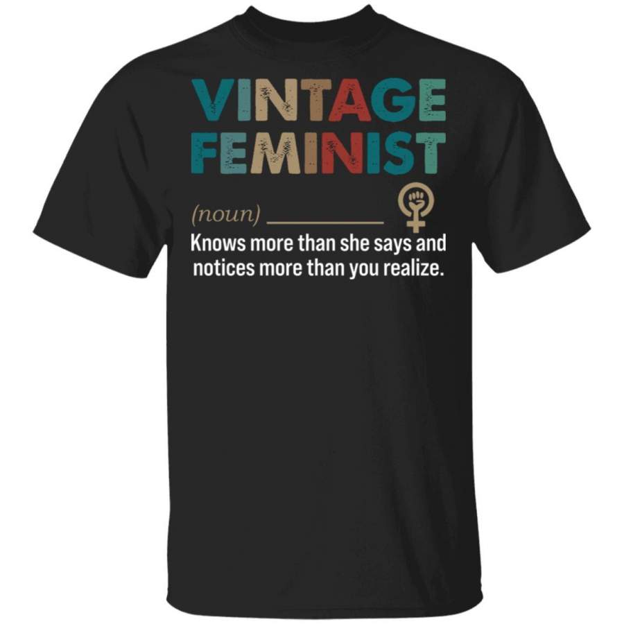 Vintage Feminist shirts Retro Vintage Feminist definition