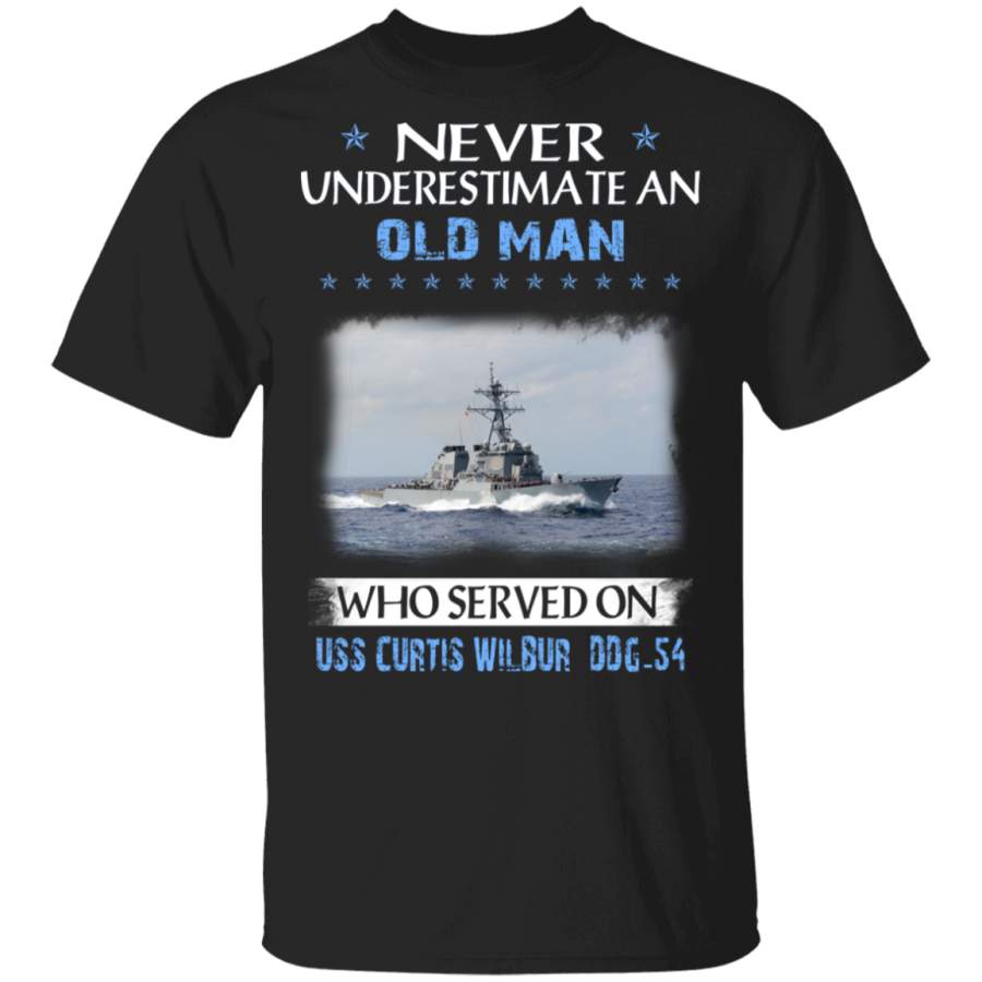 USS Curtis Wilbur DDG-54 Veterans Day Christmas Gift T-Shirt