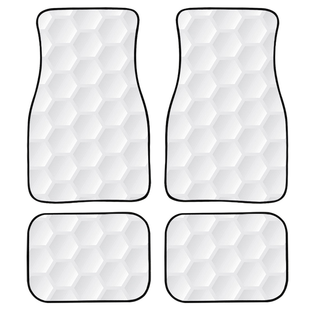 Golf Ball Texture Print Front And Back Car Floor Mats, Front Car Mat