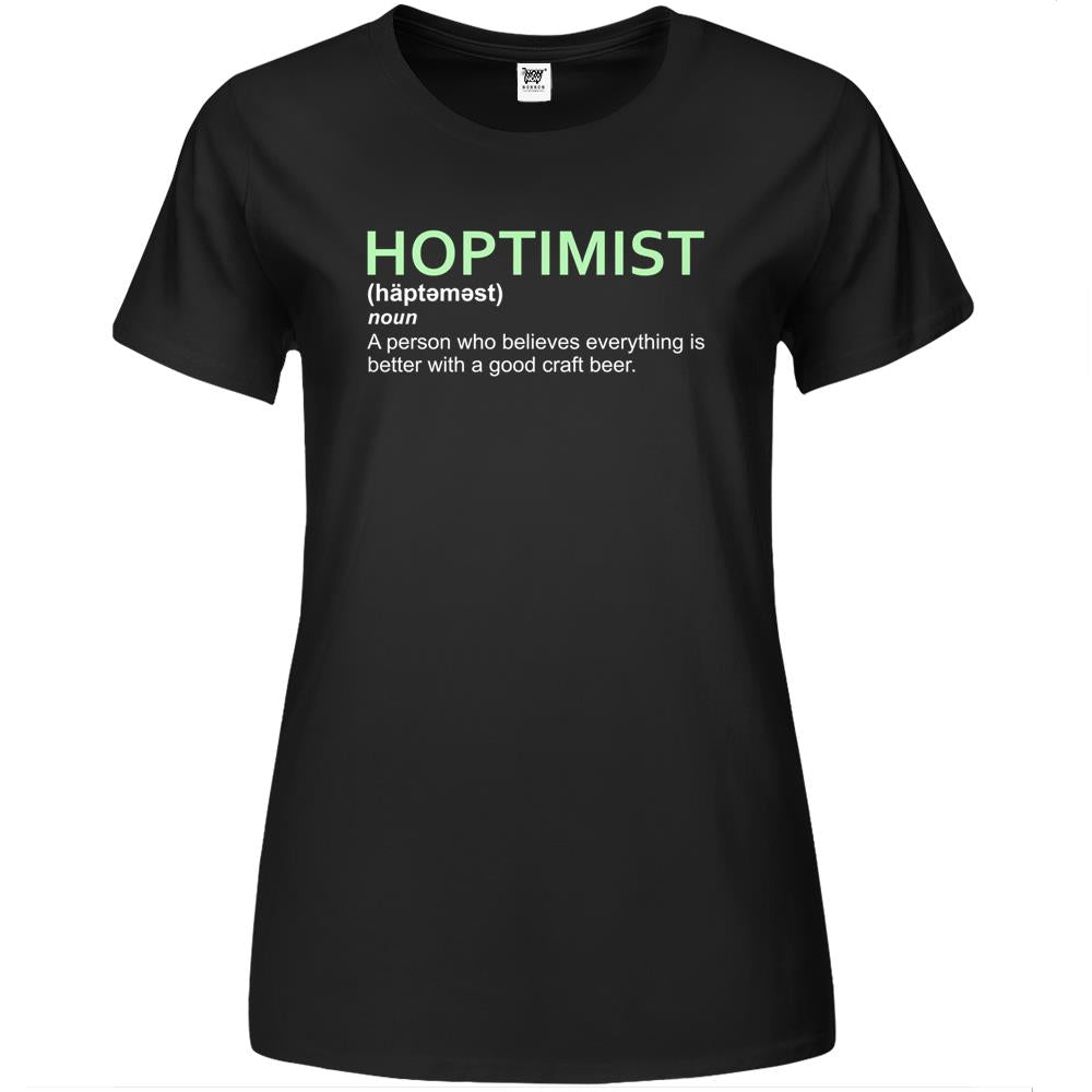 Hoptimist Design For Craft Beer Lovers Premium Womens T Shirts