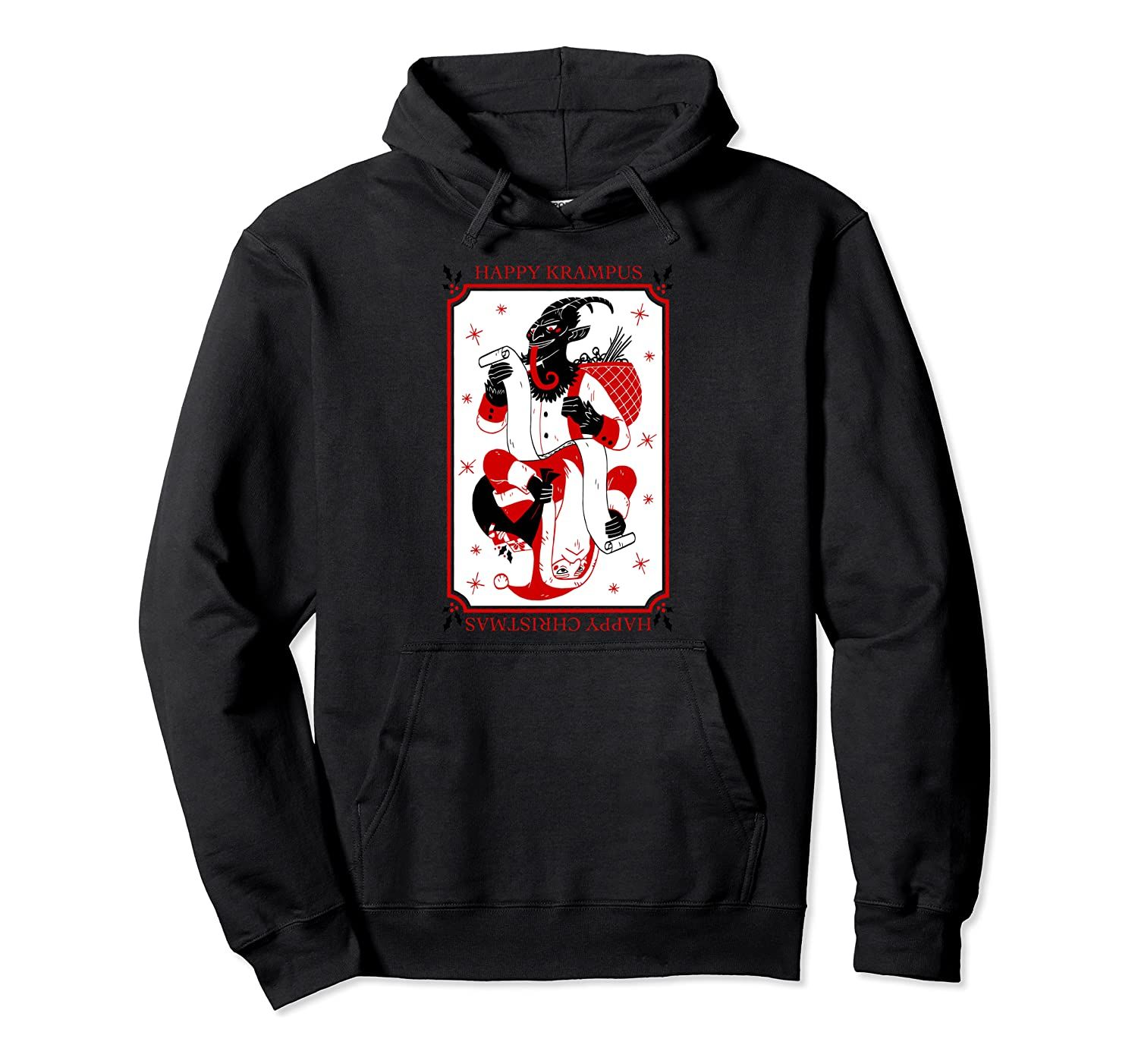 happy christmas krampus st nick santa Pullover Hoodie, T-Shirt, Sweatshirt, Tank Top, Racerback, Dolman
