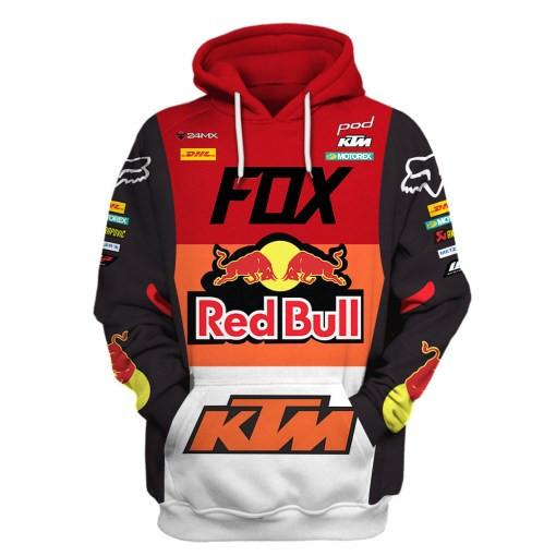 3D All Over Printed Ktm Racing Shirts Ver4