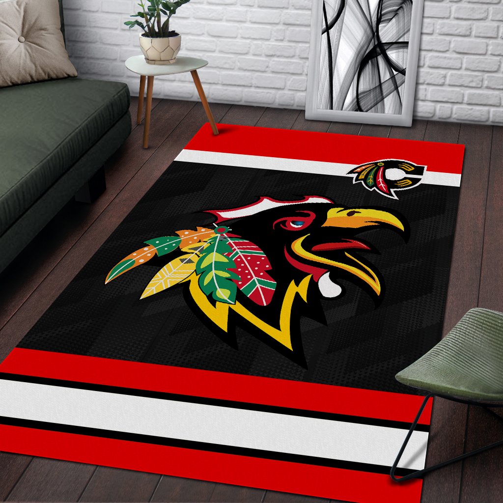 Chicago Blackhawks Hockey Area Rug A21