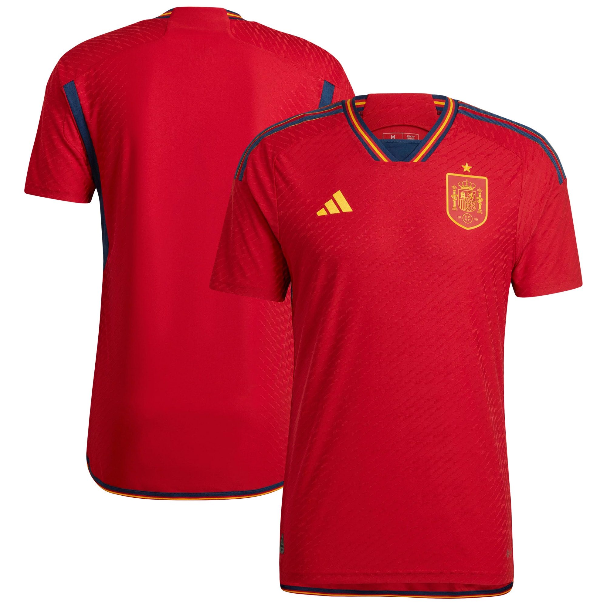 Spain National Team 2022/23 Home Authentic Jersey – Red