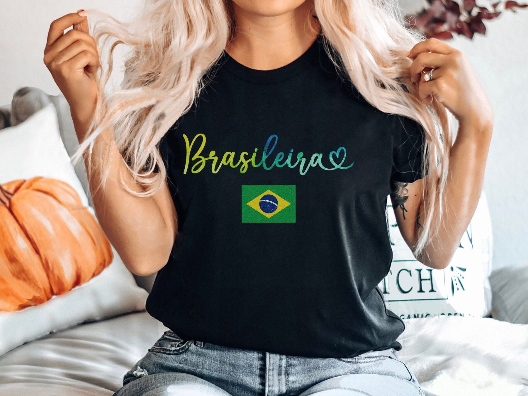 Womens Brazilian Brasileira T-Shirt, Brazil Shirt, Brazil Trip TShirt, Portuguese Saying Shirt, Gift for Brazilian, Brazil Gift Carnaval Tee