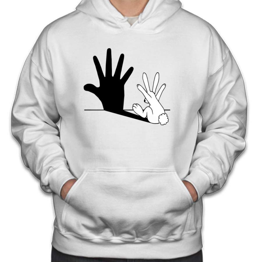 Rabbit Hand Shadow Hoodie