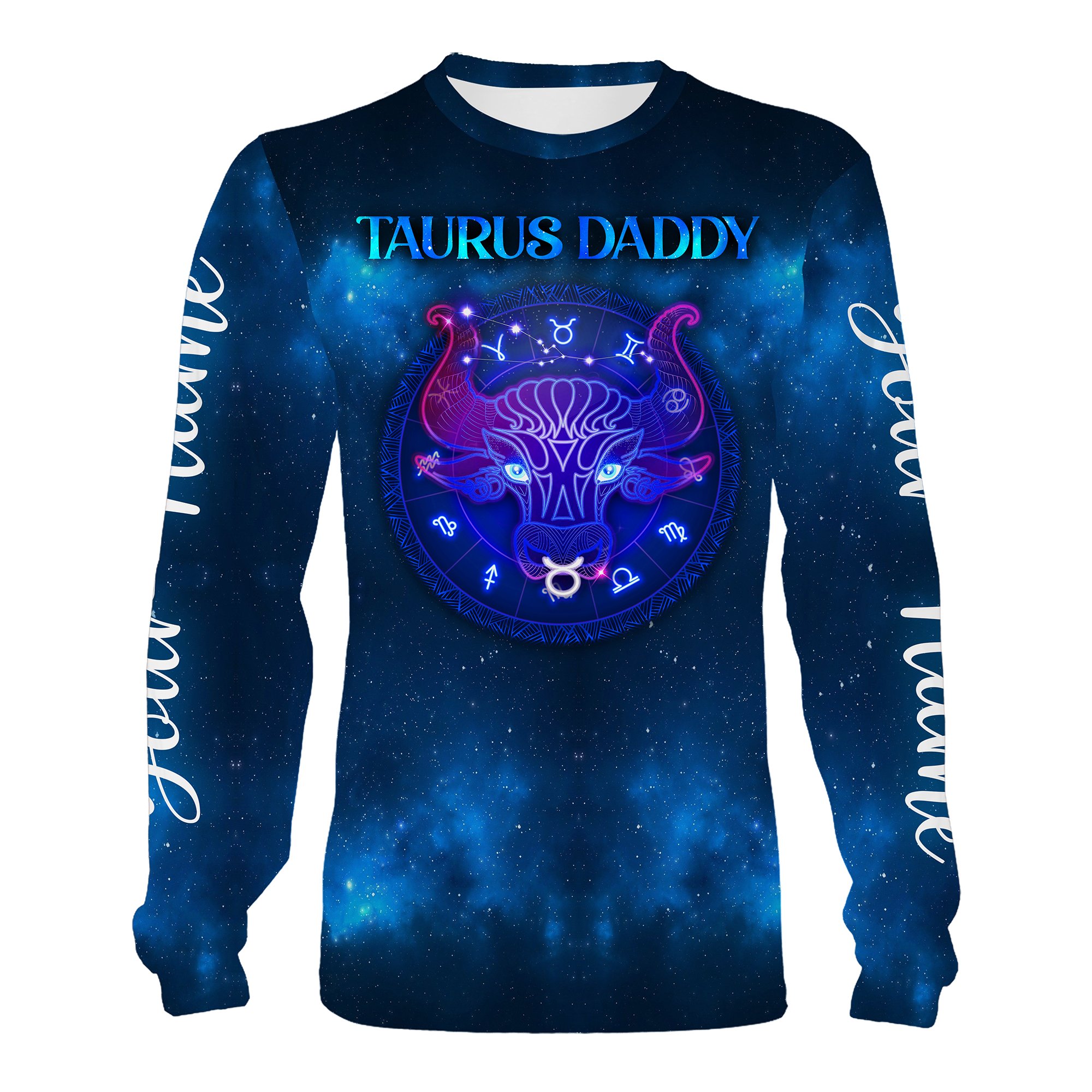 Astrology Taurus Zodiac Sign Taurus Daddy 3D Full Printed Shirt, Custom Name Shirt, Personalized Gift Ideas For Dad Chipteeamz S01VT162