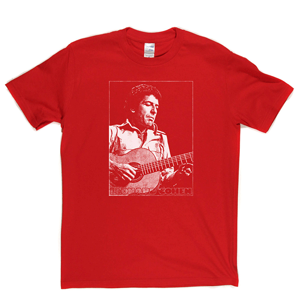 Leonard Cohen Acoustic T Shirt