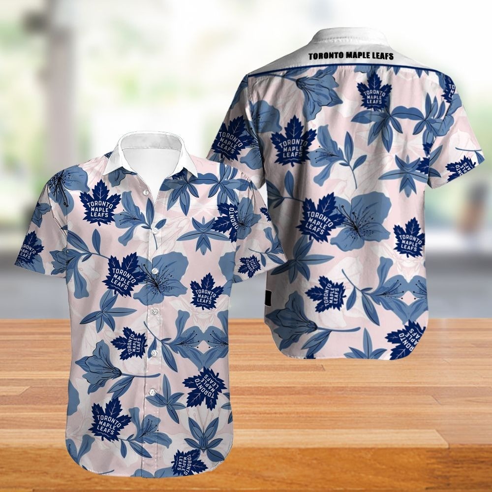 Toronto Maple Leafs Hawaii Shirt Tropical Flowers Summer For Fans Ha4313