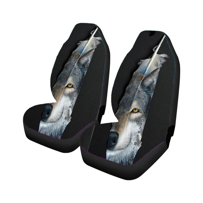 Wolf Feather Animal Car Seat Covers