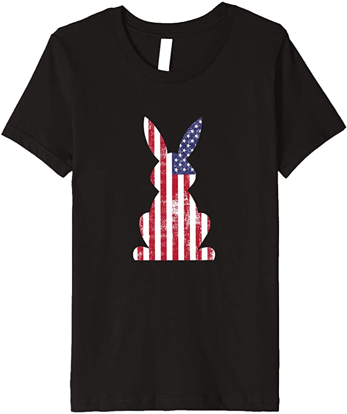 Kids The most Patriotic Easter Bunny Premium T-Shirt