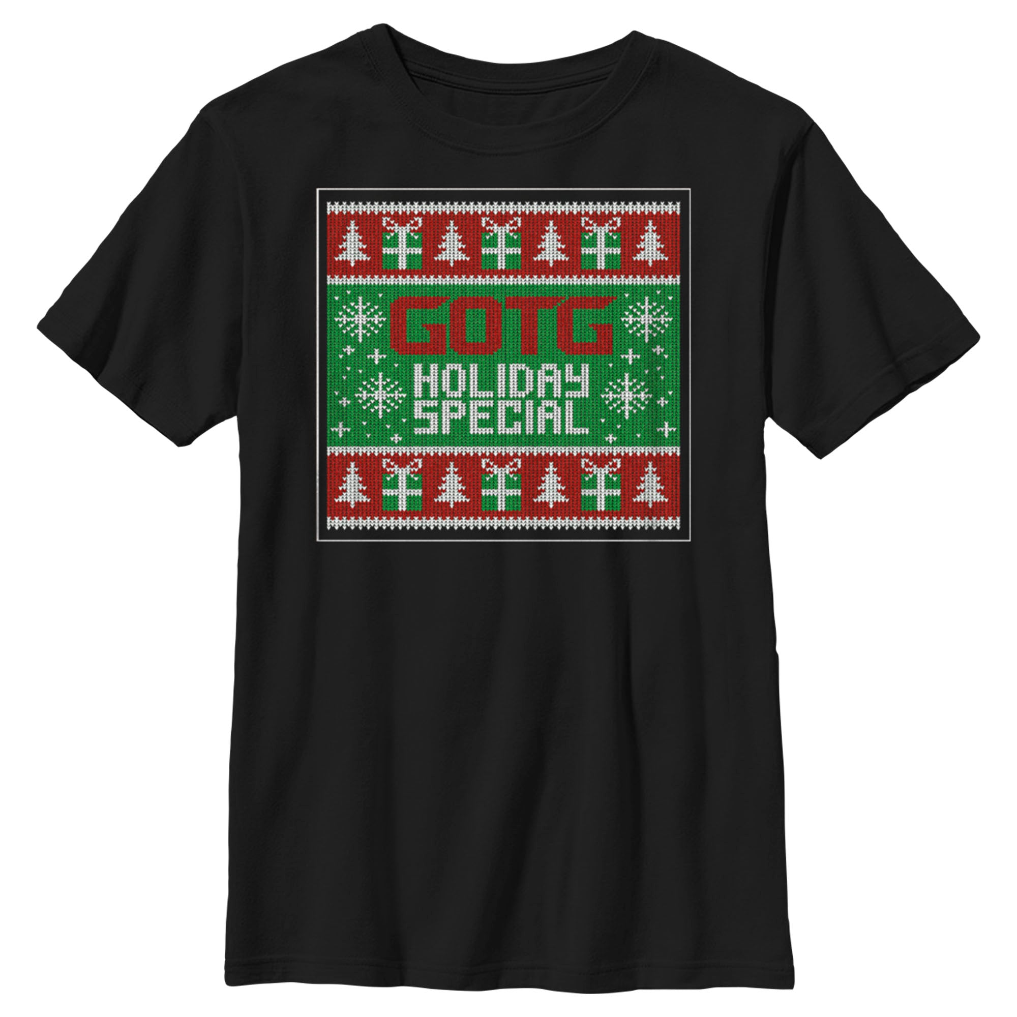 Boy’S Guardians Of The Galaxy Holiday Special Christmas Sweater Square T-Shirt