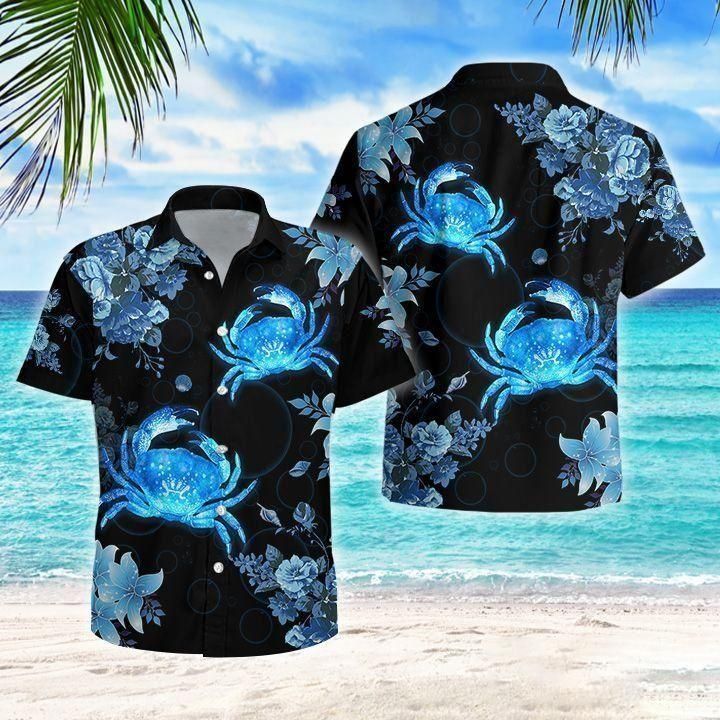 Crab Aloha Hawaii Shirt Colorful Short Sleeve Summer Beach Casual For Men And Women Ha32762