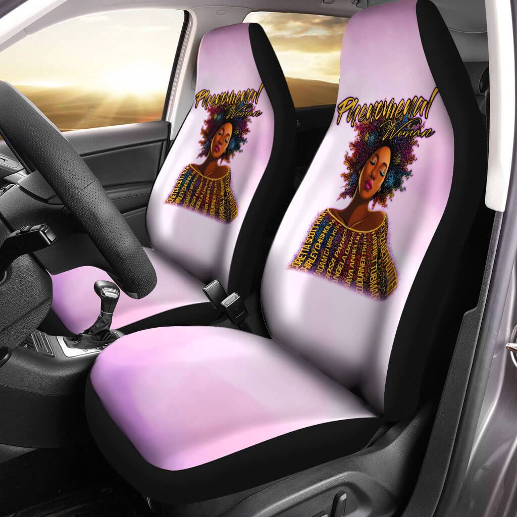 Melanin Automotive Seat Covers Phenomenal Women Cute Seat Covers