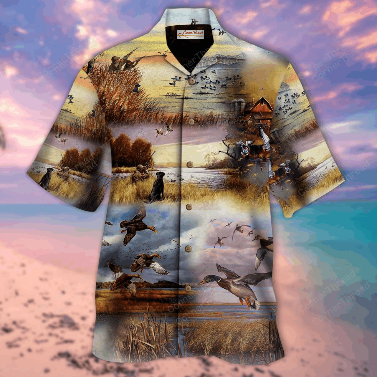 Amazing Ducks Hunting Hawaiian Shirt Ha1058