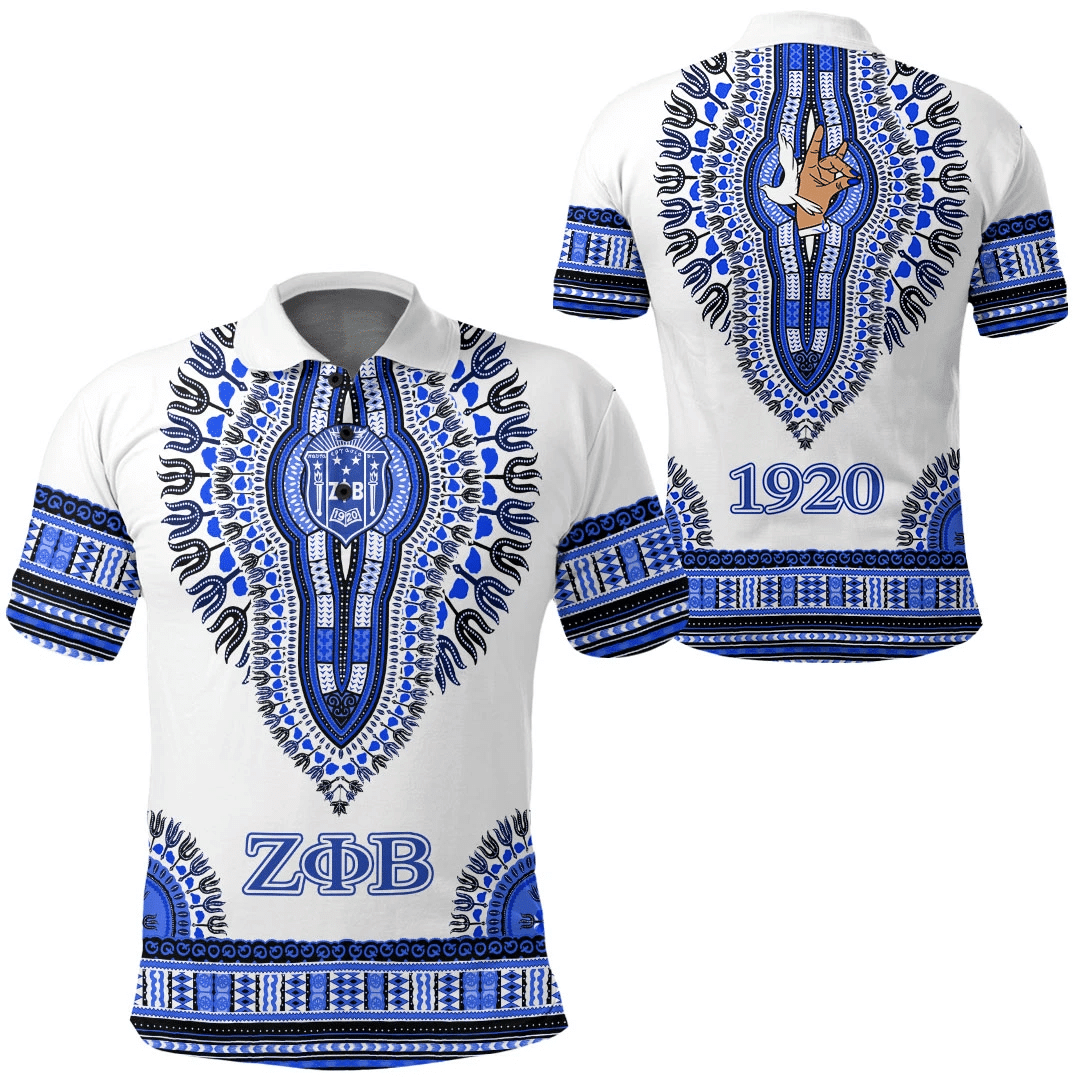 Sorority Polo – Zeta Phi Beta Dashiki Polo Shirts