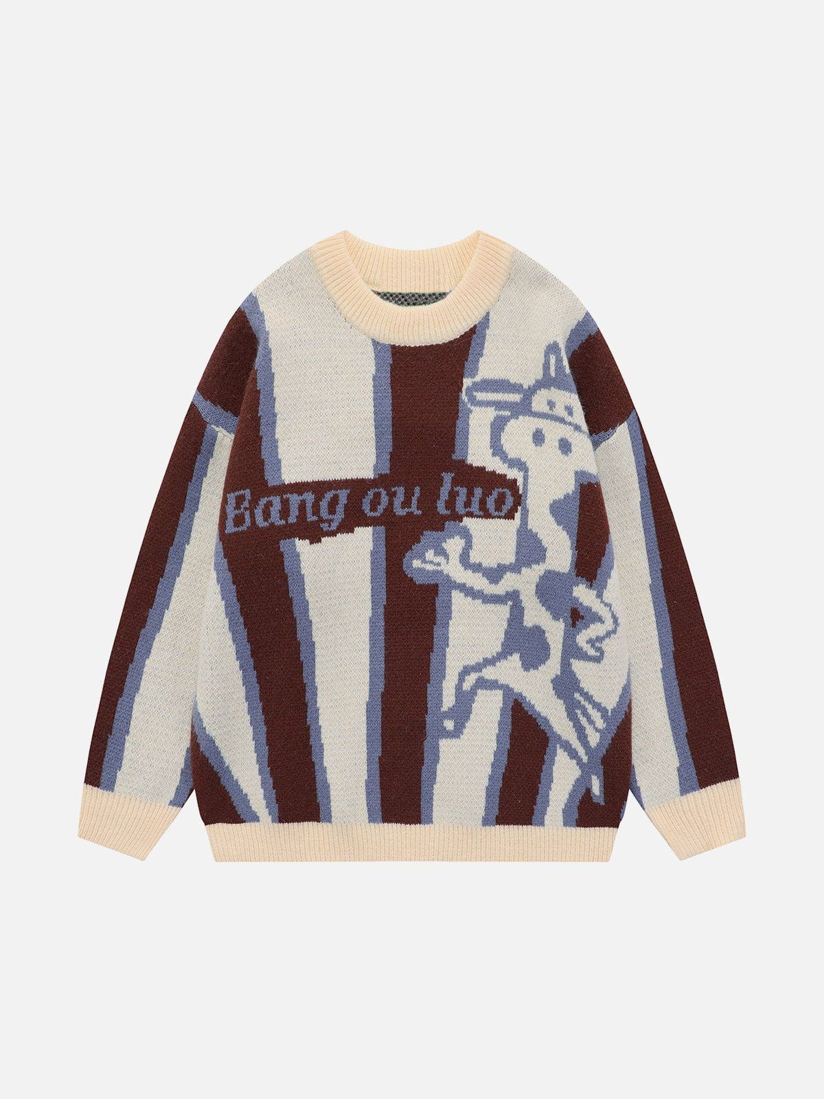 Talishko™ – Cartoon Characters Stripe Sweater