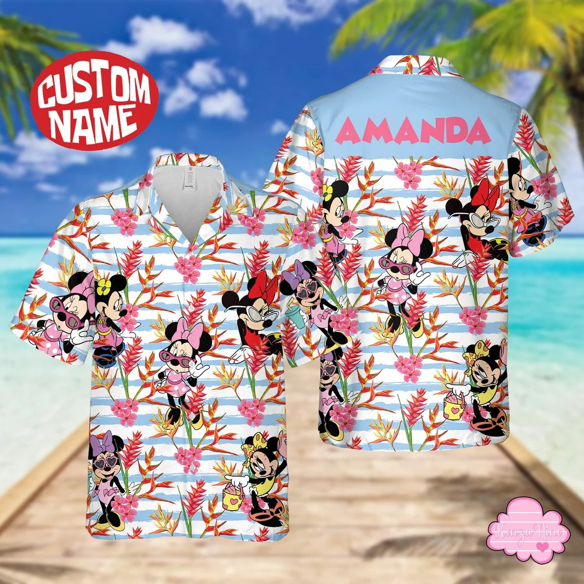 Personalized Tropical Minnie Hawaii Shirt 026 Ha49204