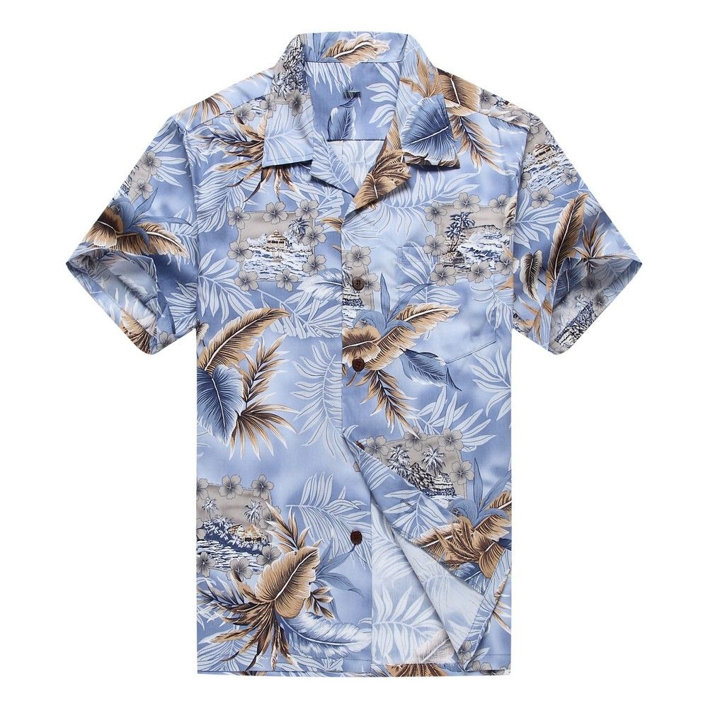 Floral Blue Awesome Design Hawaii Shirt Ha5861