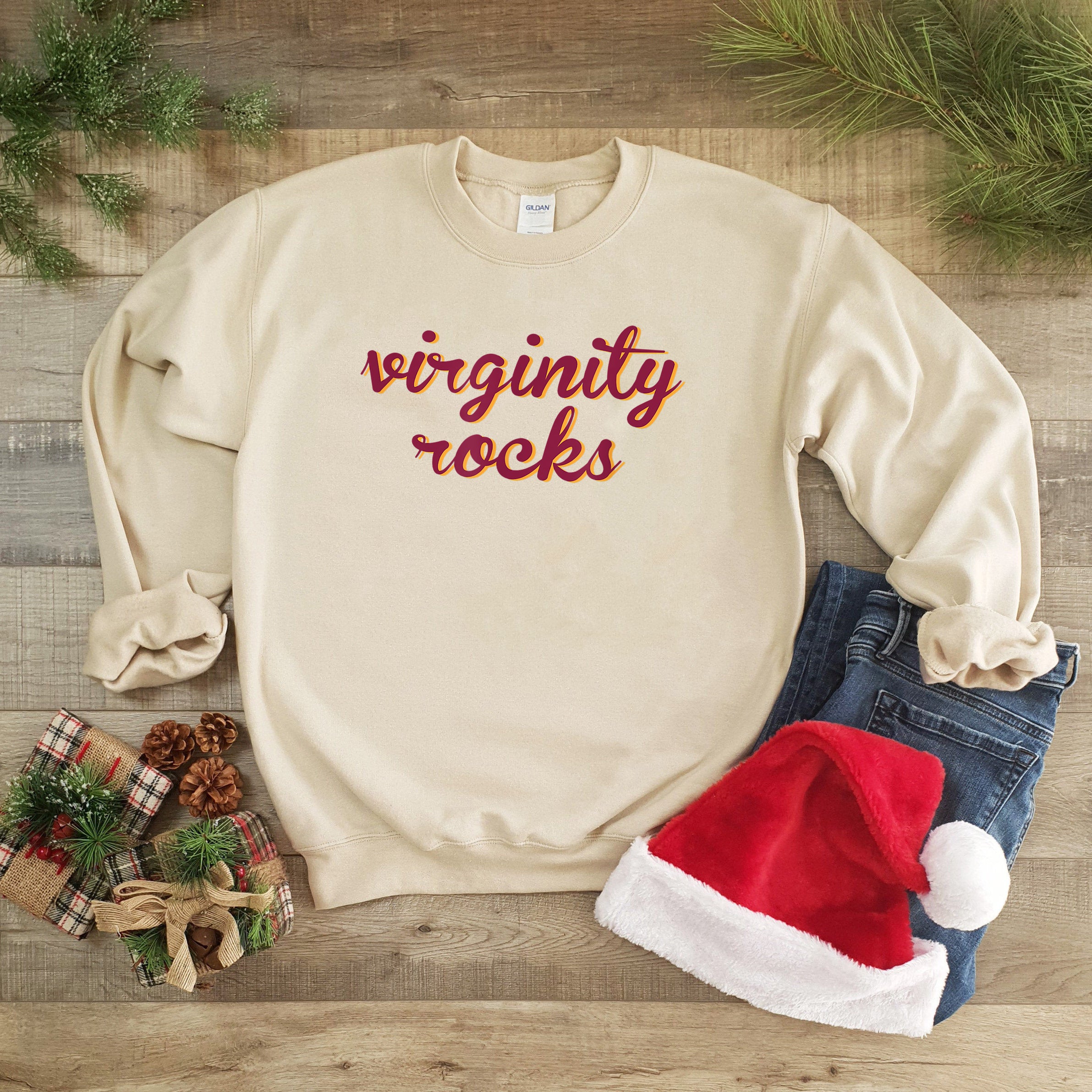 Virginity Pink Rocks Sweater Christmas Gifts