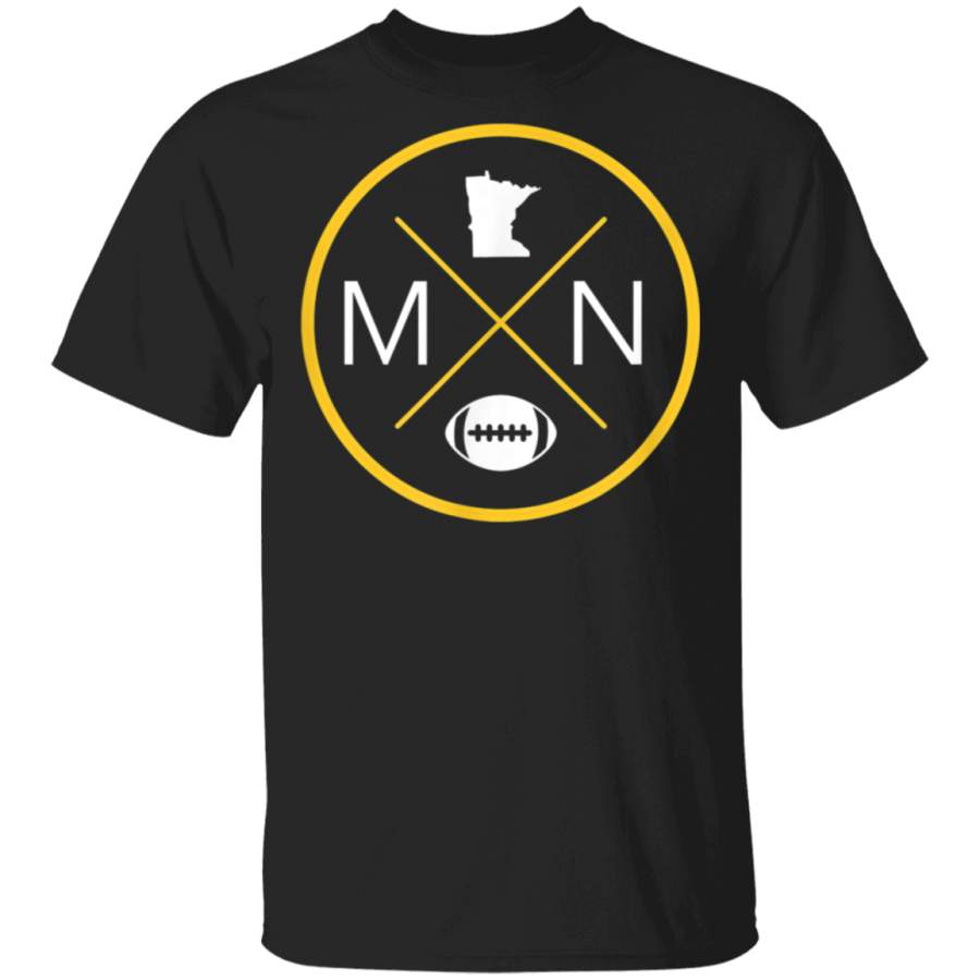 Minnesota Football MN State Map Outline TShirt Chicago Bears T shirt