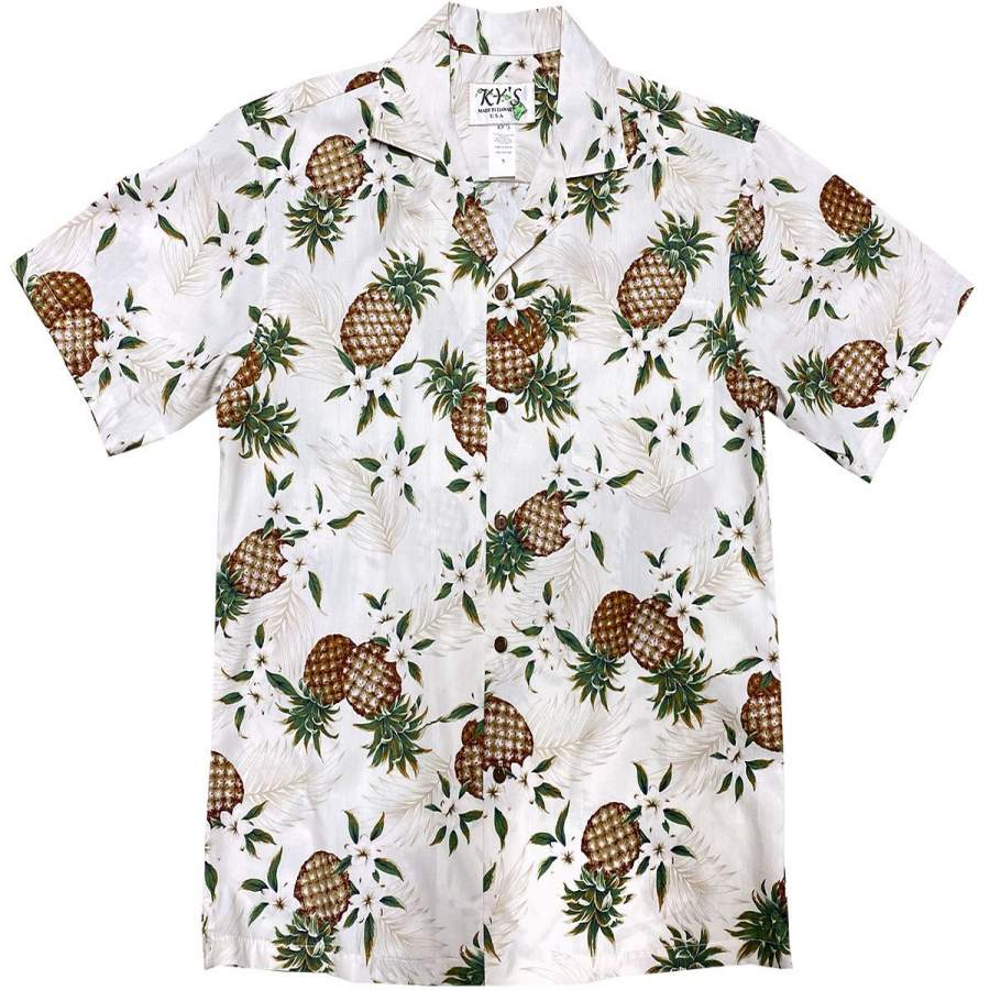 Pineapple Pack White Hawaii Shirt Ha105175