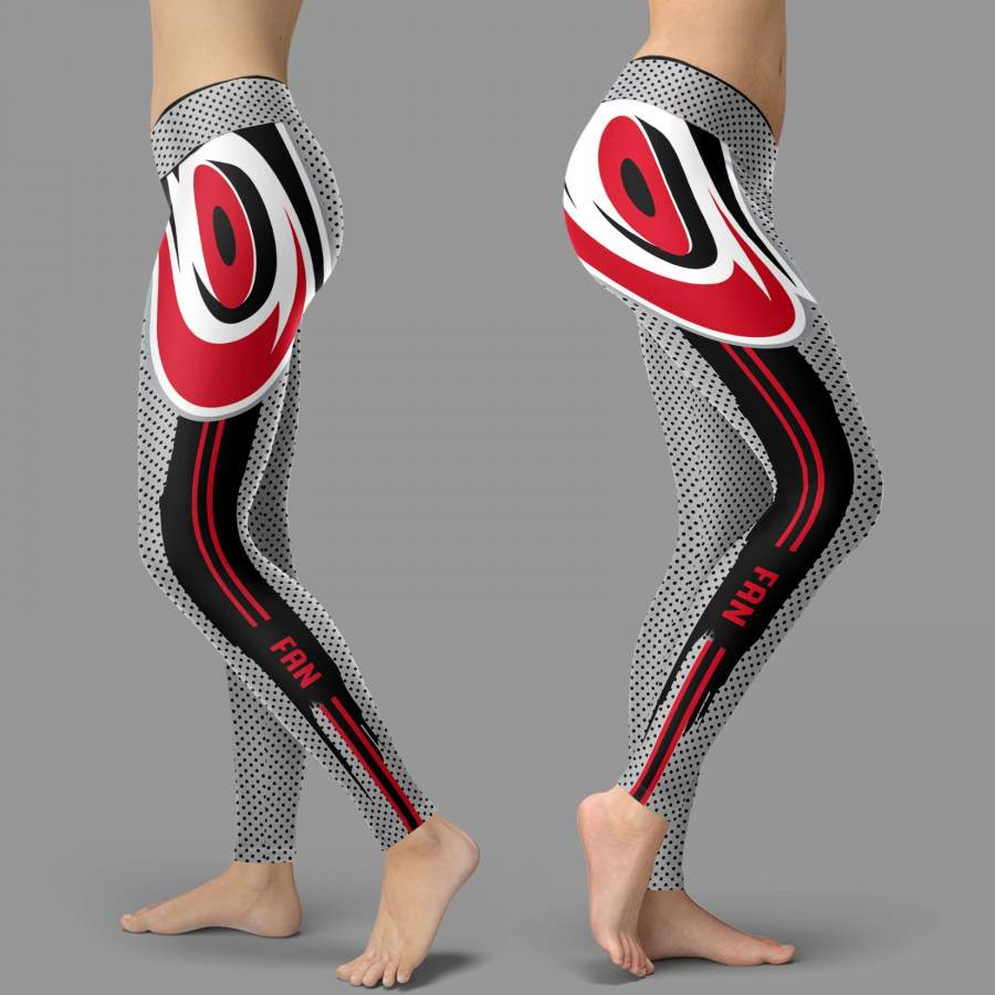 Charming Lovely Little Dots Along Body Carolina Hurricanes Leggings