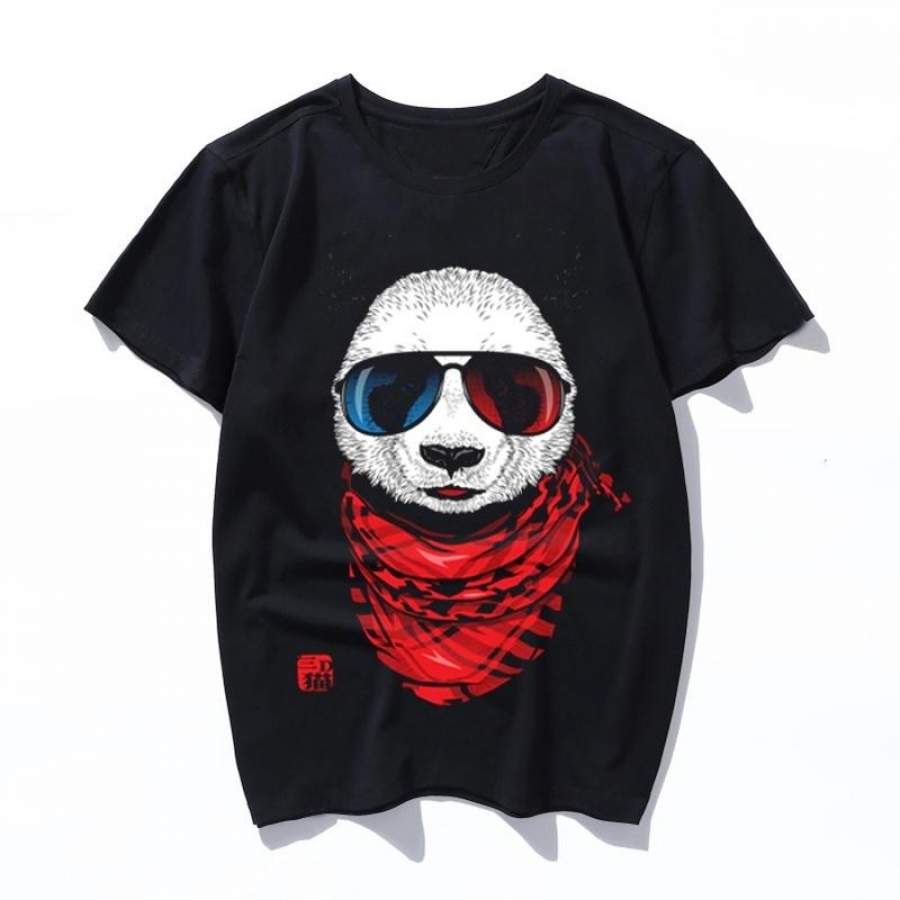 The Happy Cool Panda T Shirt Cotton New XS L M Xl Xxl Xxxl 2019 Newest Fashion Mens Womens Print Cotton O Neck Shirts