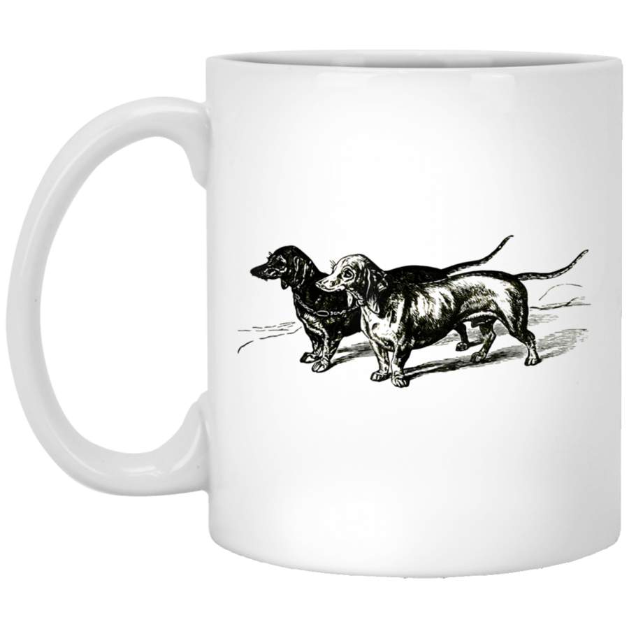 Dachshund Retro Vintage Weiner Dog owner gift Dachshund Mug