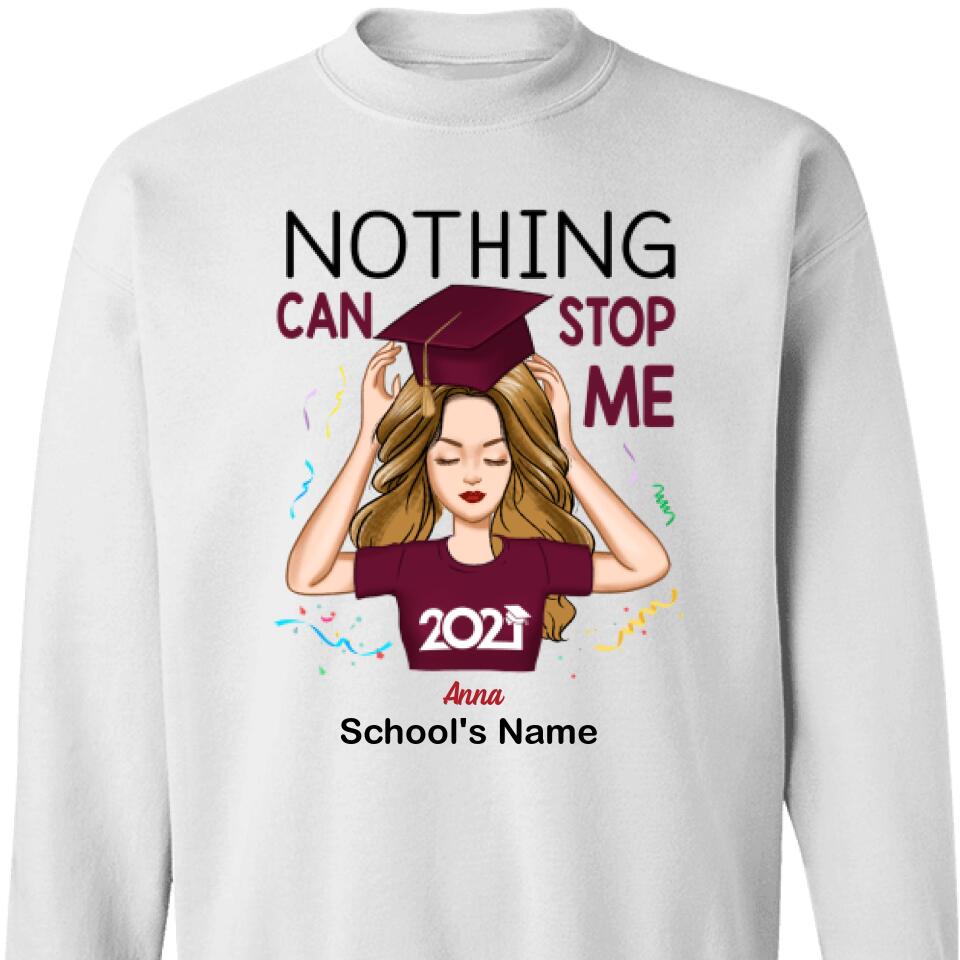 Personalized Graduation Girl Could Not Stop Sweatshirt – Trending Personalized