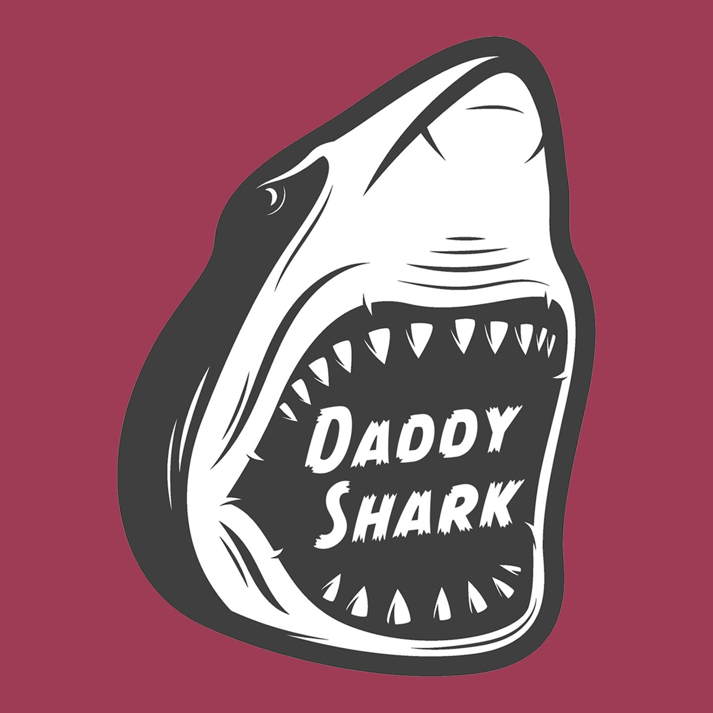 Daddy Shark – Adult Unisex Hoodie Sweatshirt