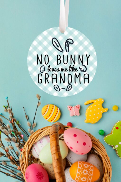 No Bunny Loves Me Like Grandma Easter Ornament, Christmas Tree Decor, Christmas Gift