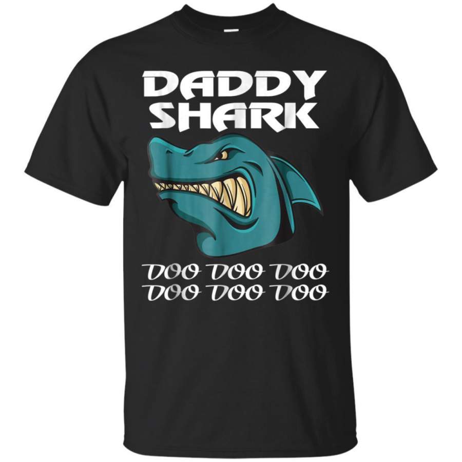 AGR Mens Daddy Shark Doo Doo Doo Tshirt  Matching Family Shirt Jaq T-shirt