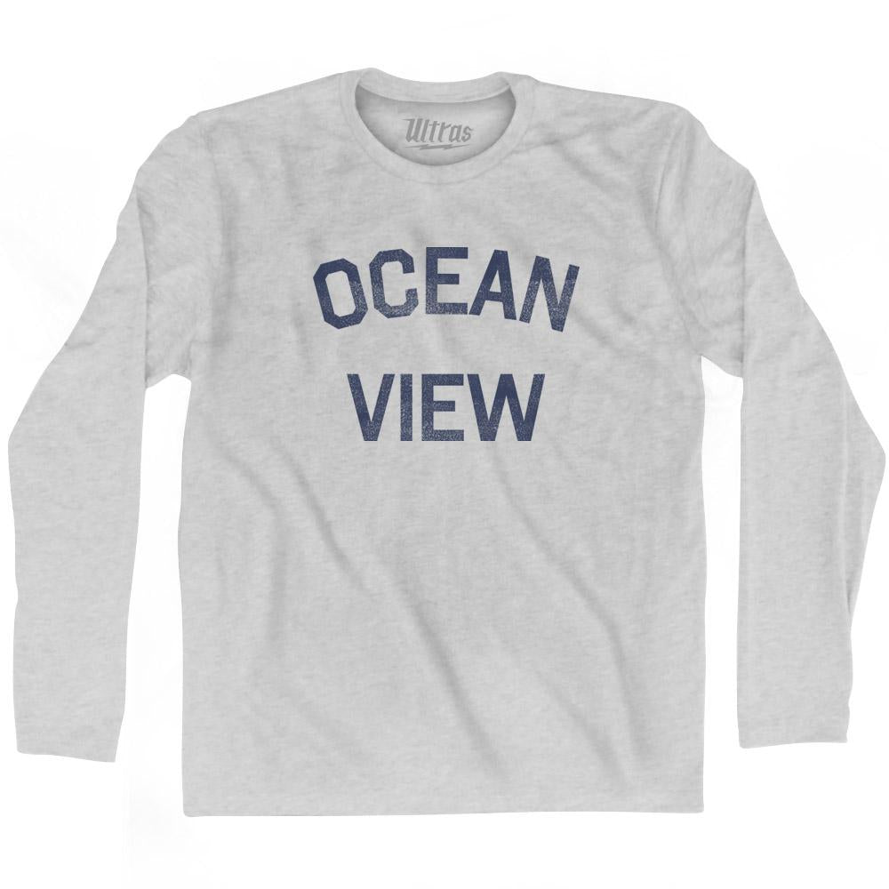 Virginia Ocean View Adult Cotton Long Sleeve Vintage T-shirt