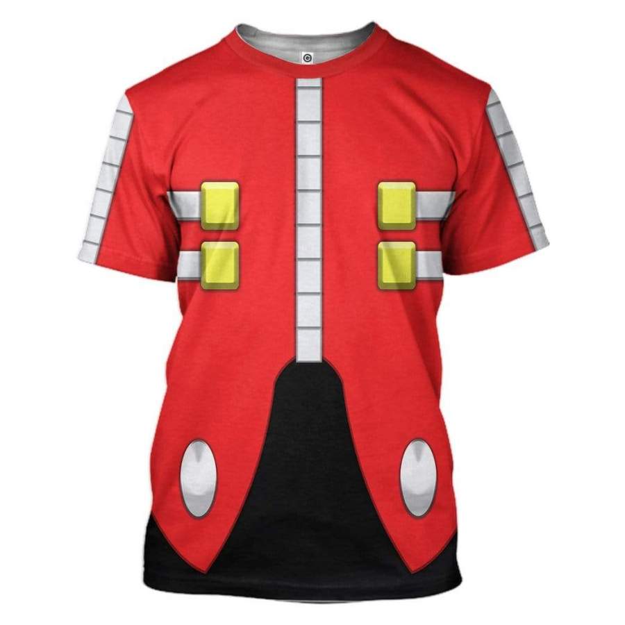 3D Cosplay Sonic Dr Eggman Custom Tshirt Apparel