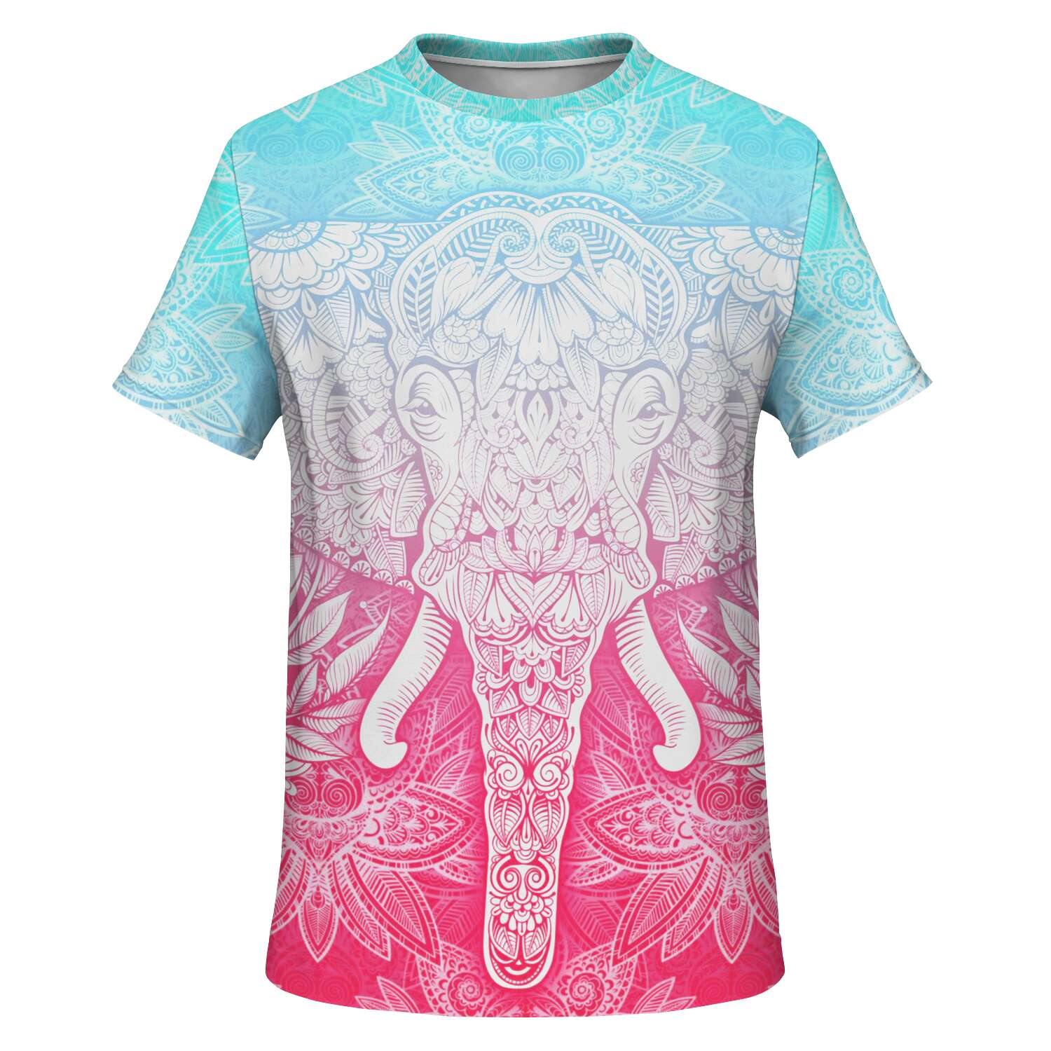 Sherbert Mandala Elephant Premium T-Shirt