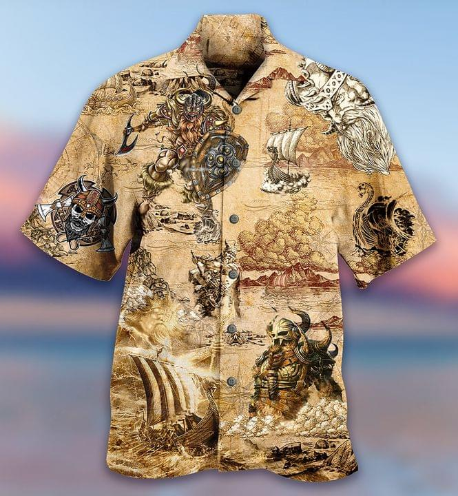 Viking Hawaiian Shirt Pre11432