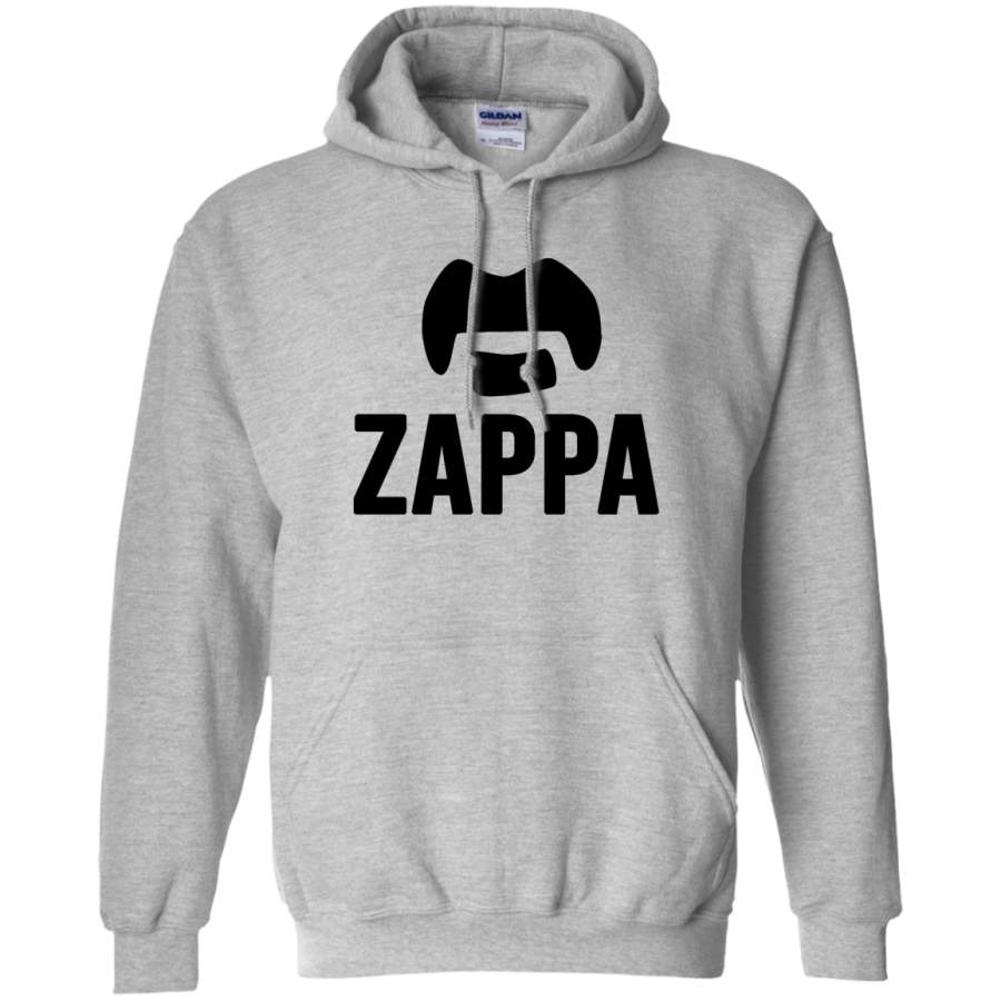 AGR Frank Zappa Logo Zappastache Gildan Pullover Hoodie