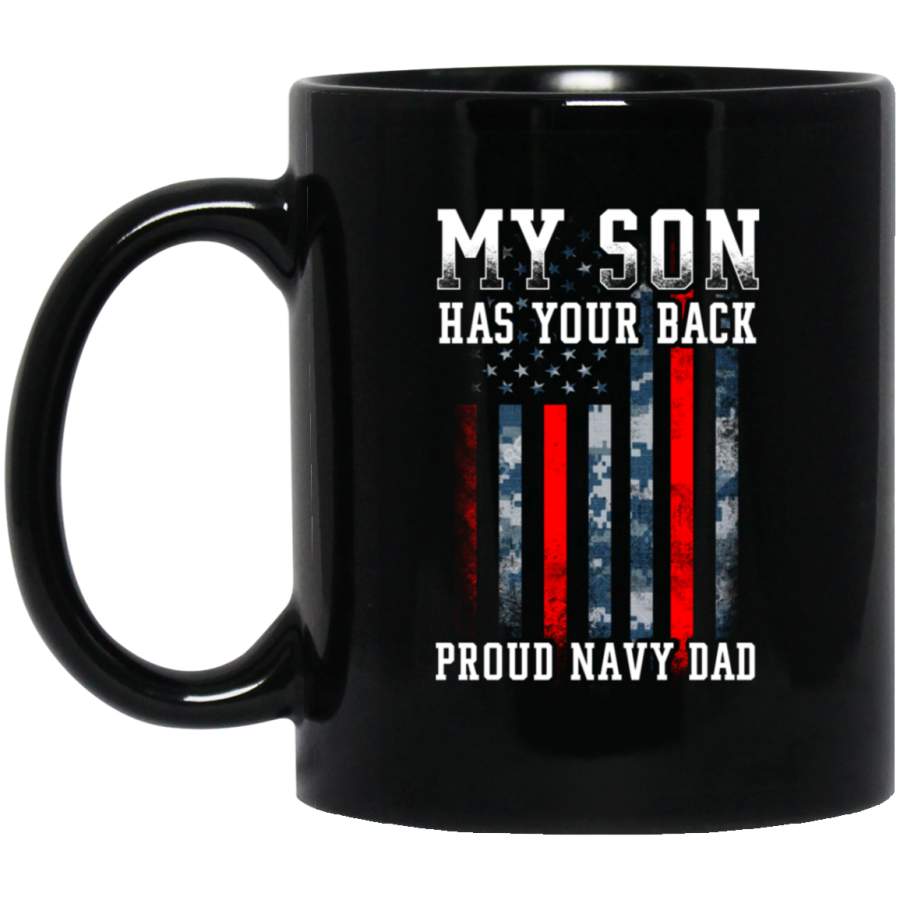 Proud Navy Dad Shirt My Son Has Your Back