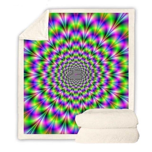 Rainbow Mesmerize Blanket Quilt